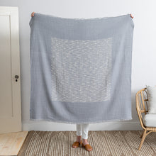 Load image into Gallery viewer, Flo Gray Throw Blanket gray/eco swiss dyes
