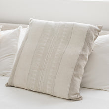 Load image into Gallery viewer, Cali Linen Mud Cloth Pillow mist gray mud cloth / white mud cloth
