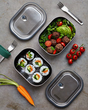 Load image into Gallery viewer, Black + Blum Stainless Lunch Box - Olive
