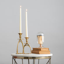 Load image into Gallery viewer, Beeswax Candles - Tapers cream
