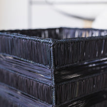 Load image into Gallery viewer, Waste Basket Black Natural
