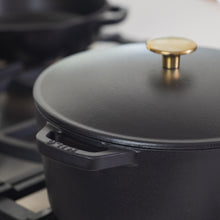 Load image into Gallery viewer, Cast Iron Dutch Oven Black
