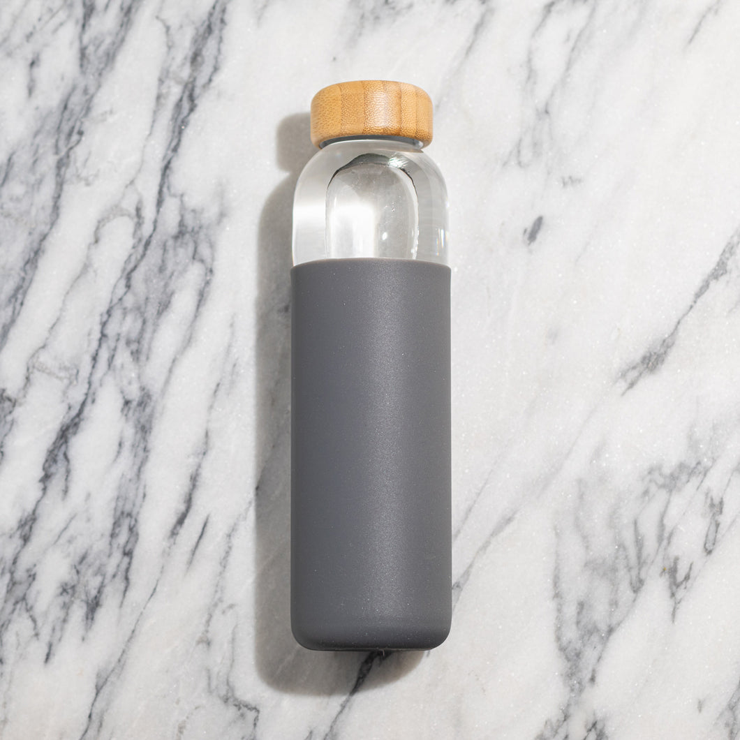 Soma Glass Water Bottle - Gray