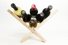 Load image into Gallery viewer, Alabama Sawyer Collapsible Wine Rack in White Oak or Walnut
