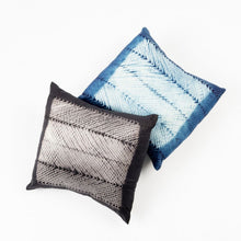 Load image into Gallery viewer, Studio Variously Ara Indigo Silk Pillow
