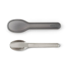 Load image into Gallery viewer, Black + Blum Stainless Cutlery w/ Case
