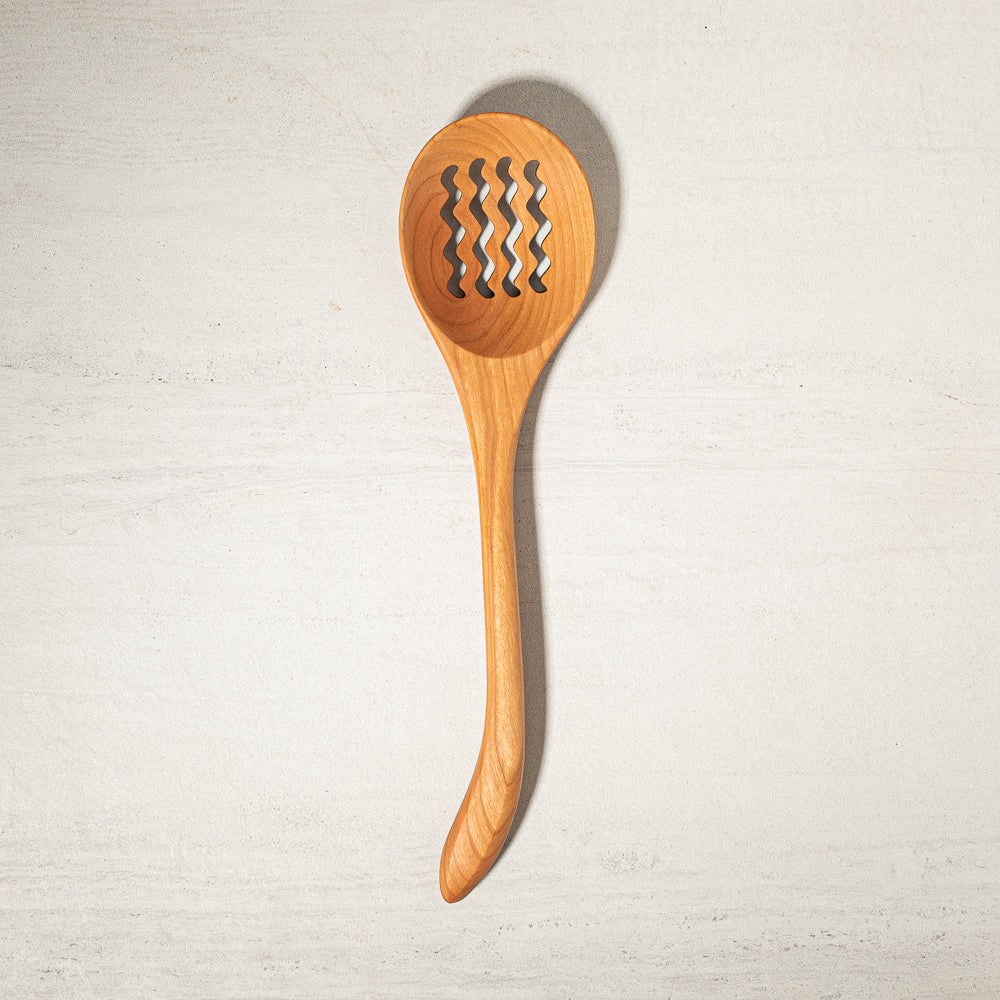 Wiggle Slot Wide Serve Spoon | Shades of Green