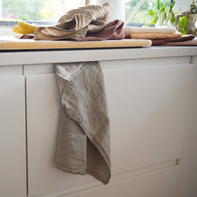 Load image into Gallery viewer, Sömn | Repurposed Linen Kitchen Towel
